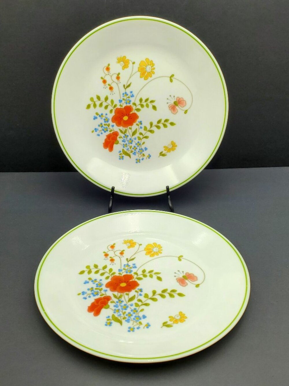 Corelle Wildflower Dinner Plates Corning Spring Bouquet Floral Dinner Plates